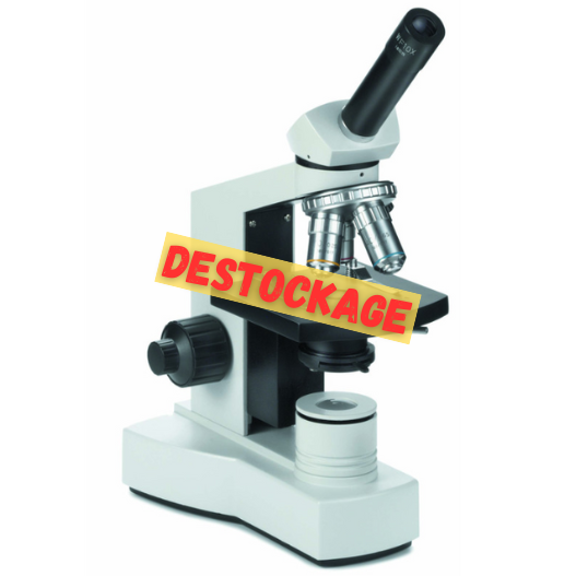 DESTOCKAGE :  - GARANTIE 6 MOIS - X-SERIE MICROSCOPE MONOCULAIRE x10 x20 x40 - LED AVEC BATTERIE